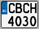 License plate of Bulgaria, Cars