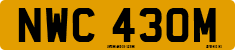 License plate of the United Kingdom, 1963 year system