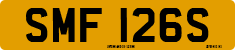 License plate of the United Kingdom, 1963 year system