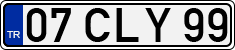 License plate of Turkey, Regular plates