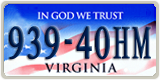 Virginia, In God We Trust (123-45AB)