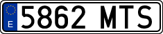 License plates of Spain, Ordinary (2000)