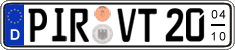 German license plate, Seasonal plates
