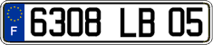 French license plate, FNI