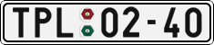 License plate of the Czech Republic, Cars (1960)