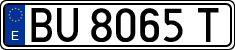 License plates of Spain, 1971 year series