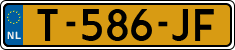 License plate of the Netherlands, Cars