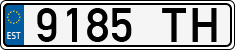 License plate of Estonia, Special vehicles