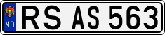 License plate of Moldova, Cars (1992)