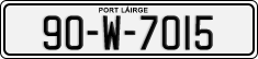 License plate of Ireland, Regular plates