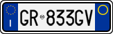 License plate of Italy, Cars (1994 year series)