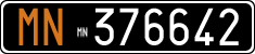 License plate of Italy, Cars (1927 year series)