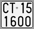 License plate of Italy, Motorcycles (1927 year series)