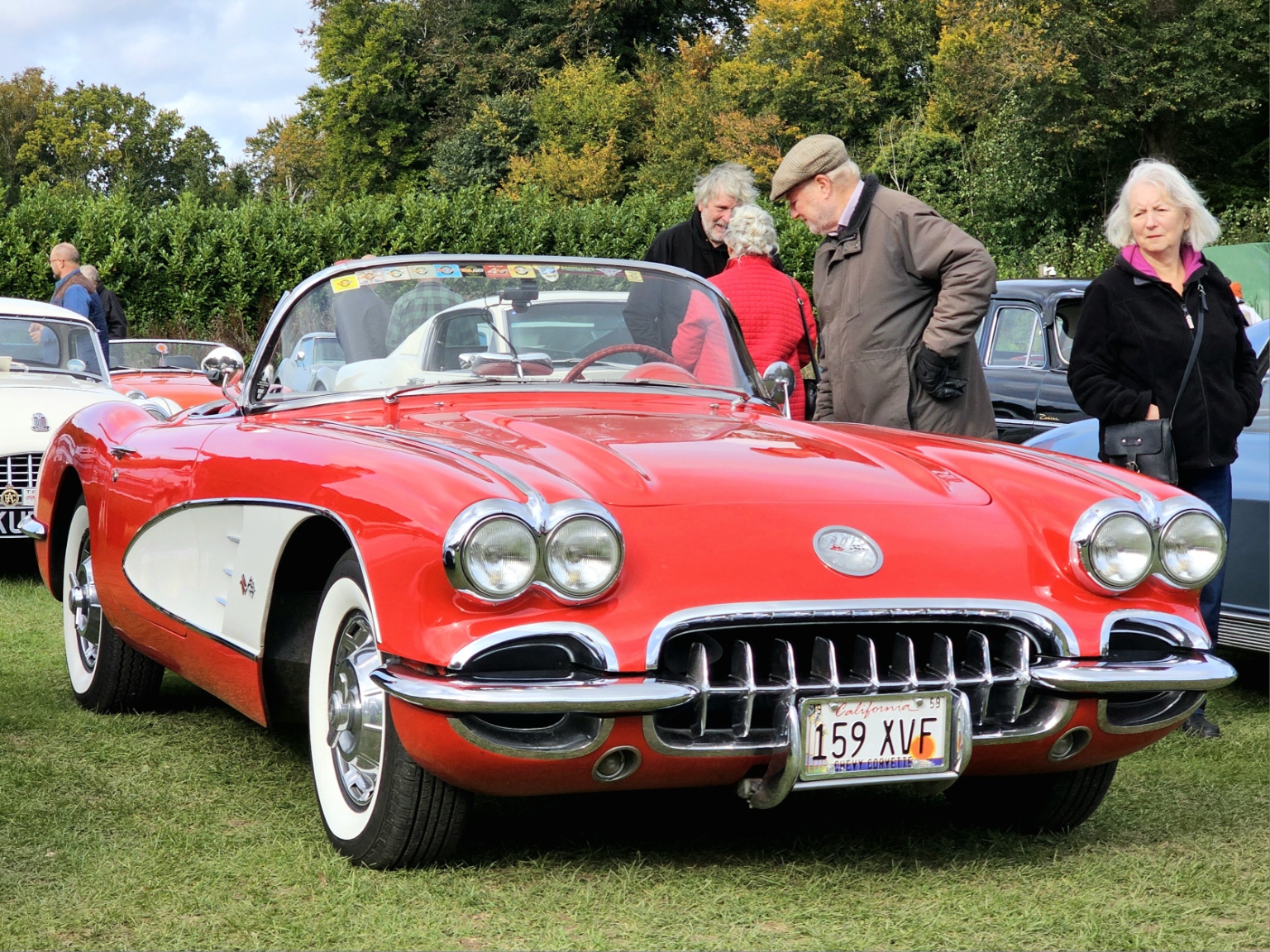 159XVF, Chevrolet Corvette 1st gen (C1; 67), 2nd facelift, 1957–1960