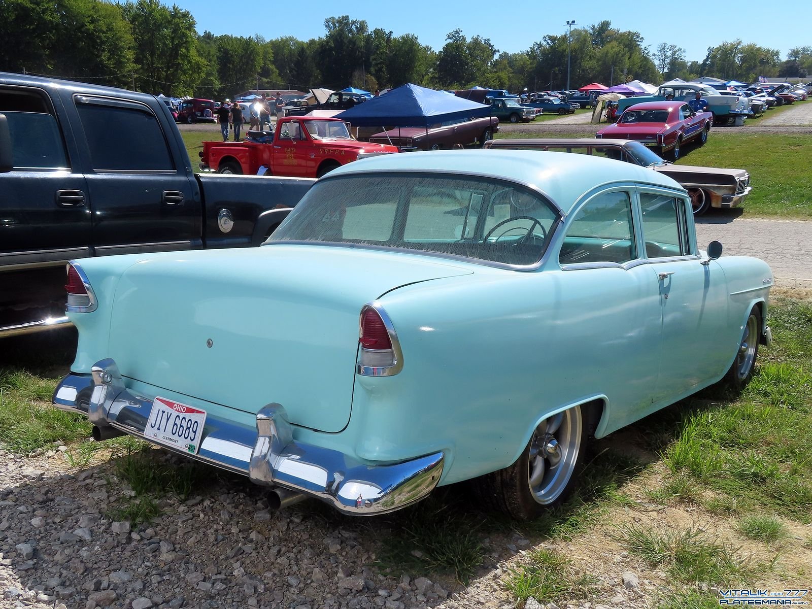 JIY 6689, Chevrolet 150 2nd gen 1955 2-door Sedan (1502-1211; A-body), 1954–1955