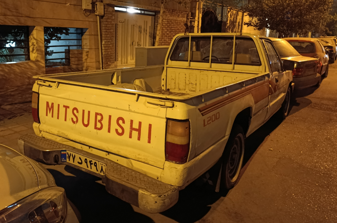 ۷۷د۹۴۹ ۸۸, Mitsubishi L200 2nd gen (K00/K10/K20/K30), 1986–1996 (–2007 for BR-market)