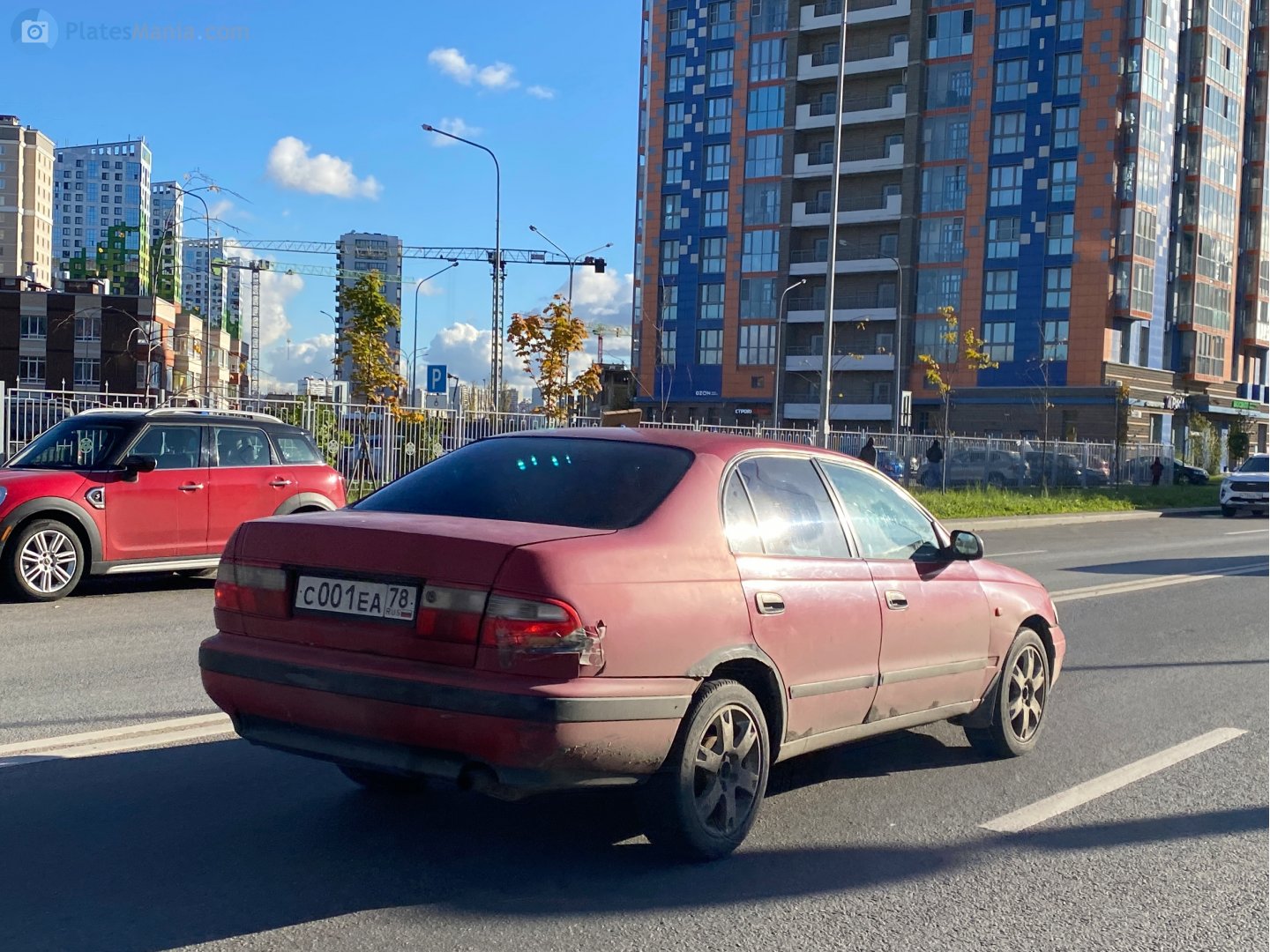 с 001 еа 78, Toyota Carina E 1st gen Sedan (T190), 1992–1998