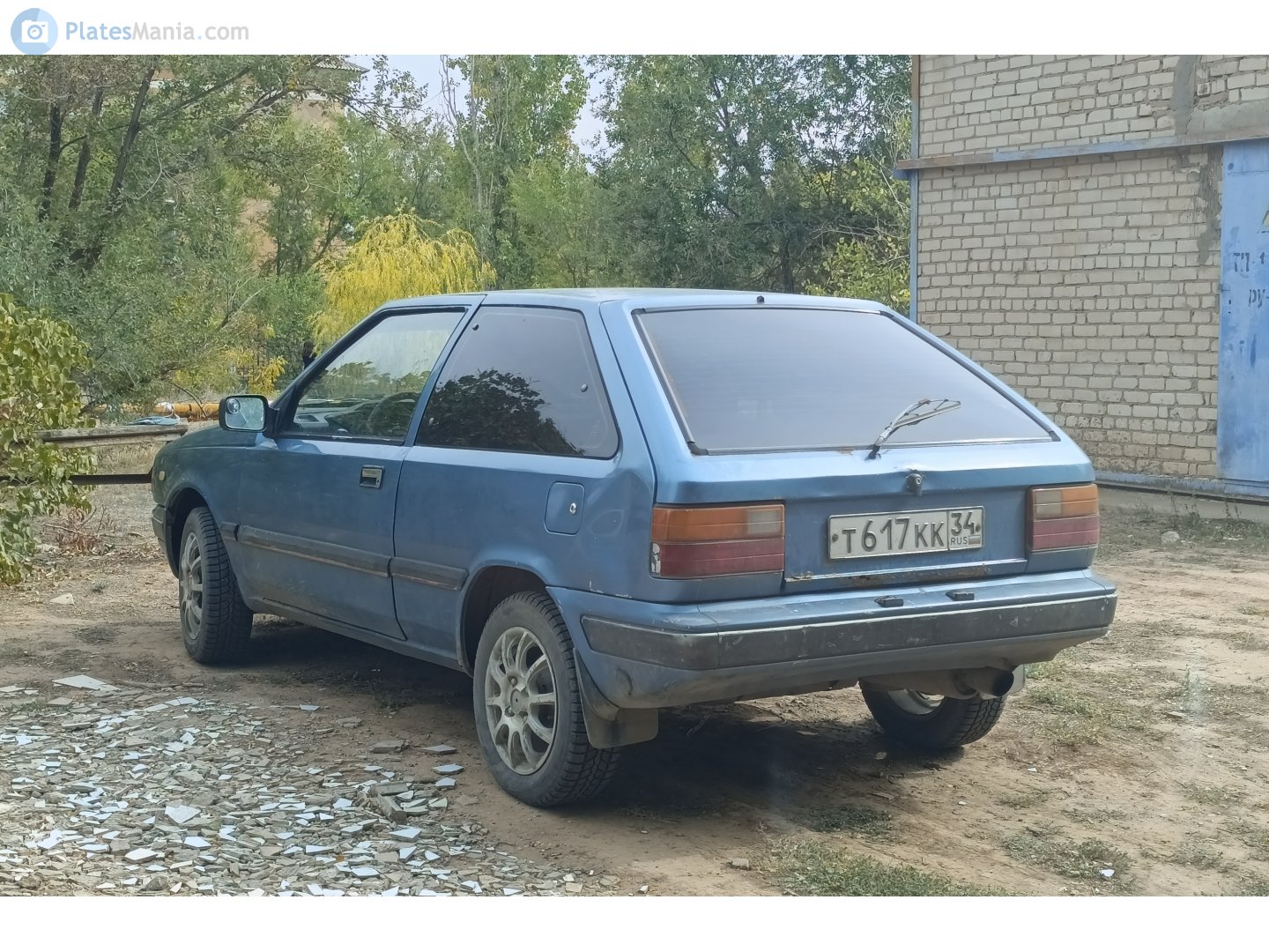 т 617 кк 34, Hyundai Pony 3rd gen 3-door Hatch (X1; EU-market), 1985–1989