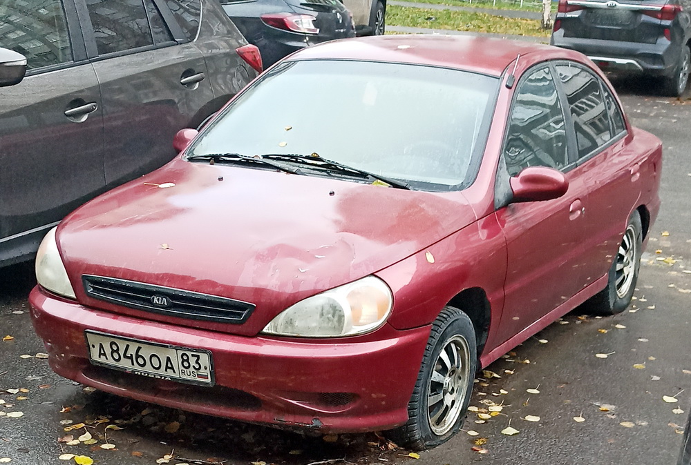 а 846 оа 83, Kia Rio 1st gen Sedan (DC), 2000–2002