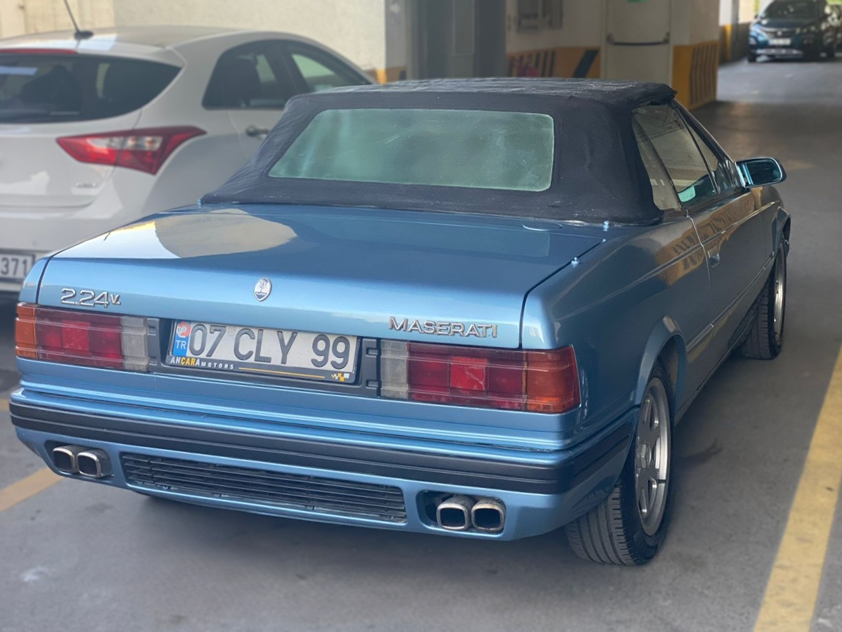 07 CLY 99, Maserati Spyder 1st gen (AM333), 1989–1994