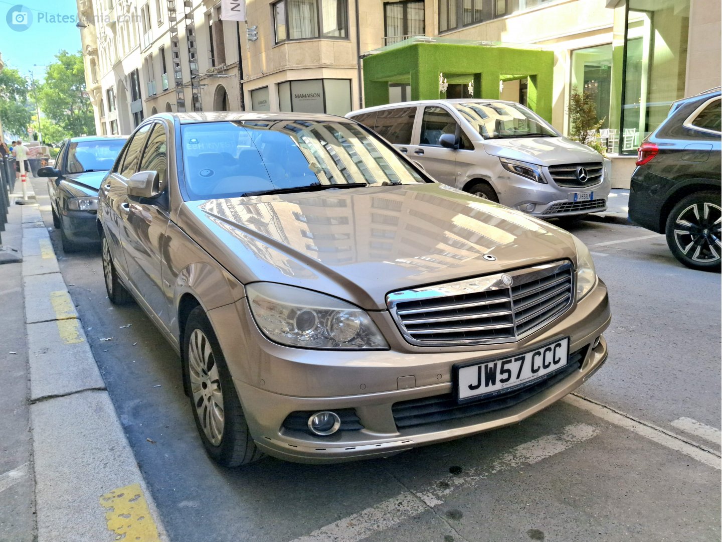 JW57CCC, Mercedes-Benz C-Klasse 3rd gen Sedan (W204), 2007–2015