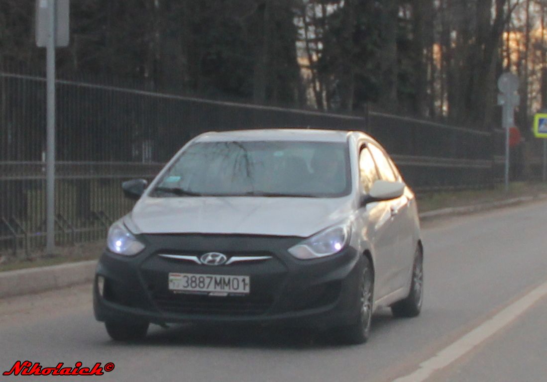 3887MM01, Hyundai Solaris 1st gen Sedan (RB), 2011–2014