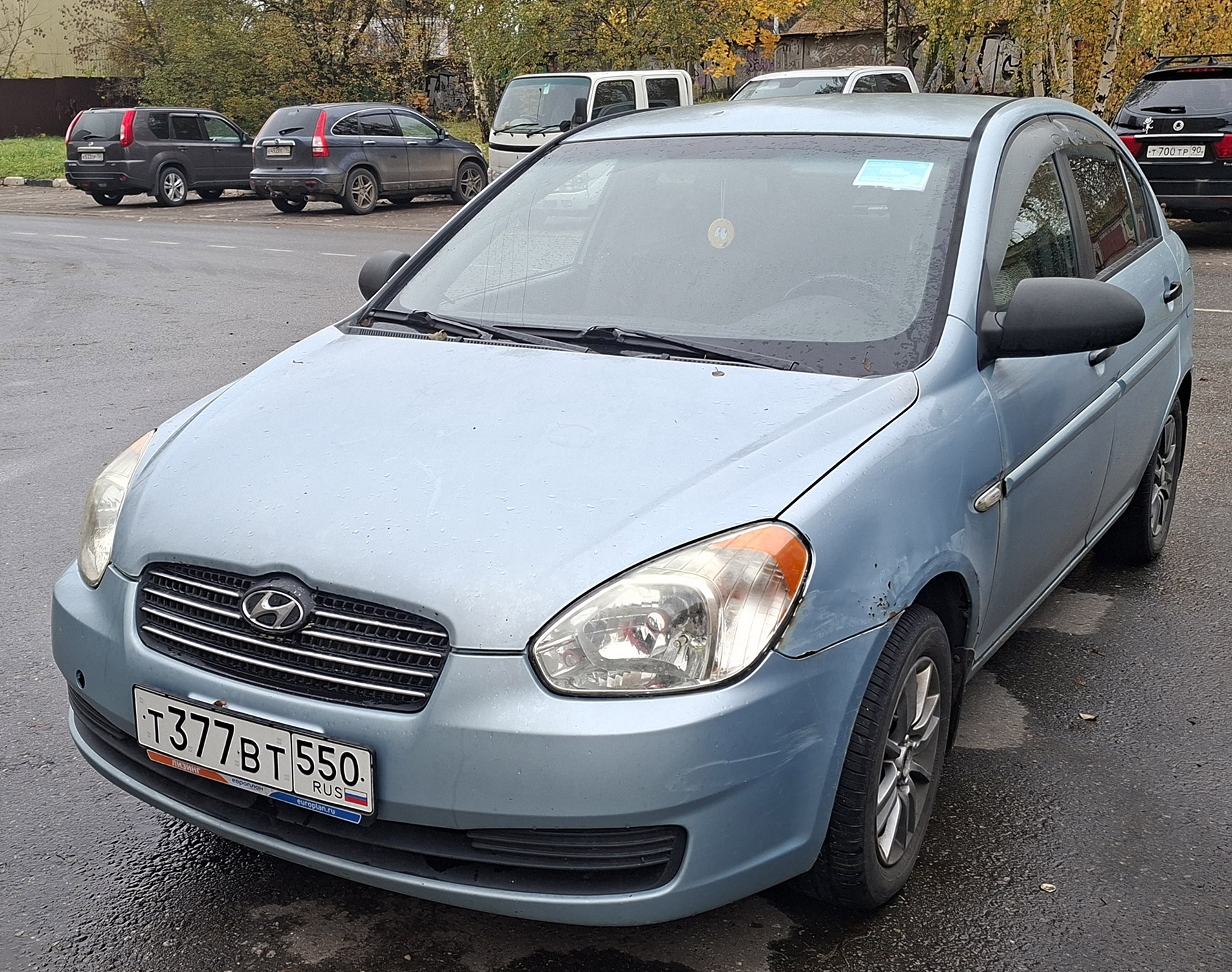 т 377 вт 550, Hyundai Verna 2nd gen Sedan (MC), 2005–2009
