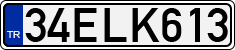 License plate of Turkey, Regular plates