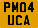 License plate of the United Kingdom, 2001 year system