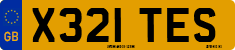 License plate of the United Kingdom, 1983 year system