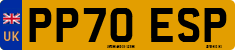 License plate of the United Kingdom, 2001 year system
