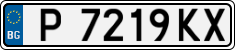 License plate of Bulgaria, Cars