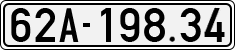 License plate of Vietnam, Cars
