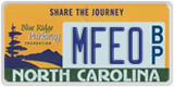North Carolina, Specialty plates (XXXX A/B)