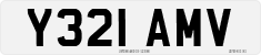 License plate of the United Kingdom, 1983 year system