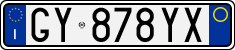 License plate of Italy, Cars (1994 year series)