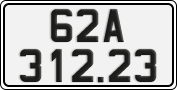 License plate of Vietnam, Cars