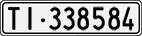 License plate of Switzerland, Cars
