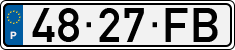 License plate of Portugal, Regular plates