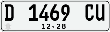 License plate of Indonesia, Regular plates