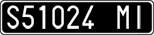 License plate of Italy, Cars (1927 year series)