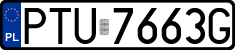 License plates of Poland, Regular car plates