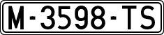 License plates of Spain, 1971 year series