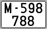 License plates of Spain, 1900 year series