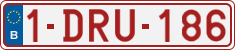 License plate of Belgium, Regular plates (2010)