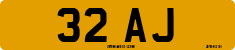License plate of the United Kingdom, 1932 year system