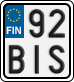 License plate of Finland, Motorcycles
