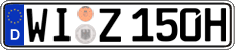 German license plate, Plates for oldtimers (type 