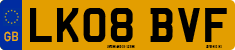 License plate of the United Kingdom, 2001 year system