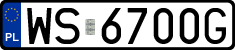 License plates of Poland, Regular car plates
